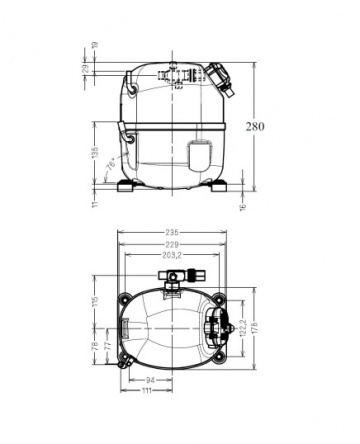 Motor trifazat Tecumseh L